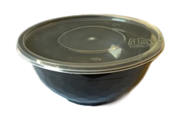 32oz Black Diamond Bowls with Lids 300ct