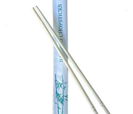 One Time Use 9.5″ Bamboo Chopsticks – 1400/Case